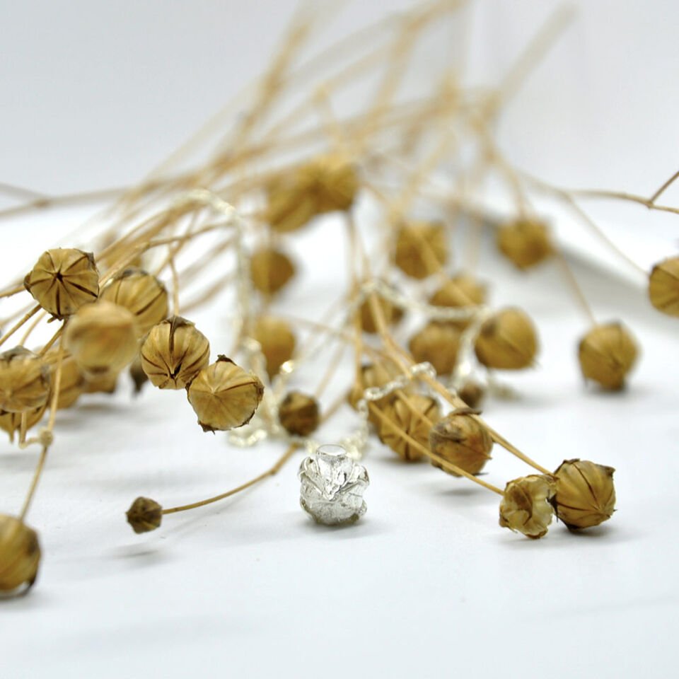 Keten Tohum Kapsül Kolye