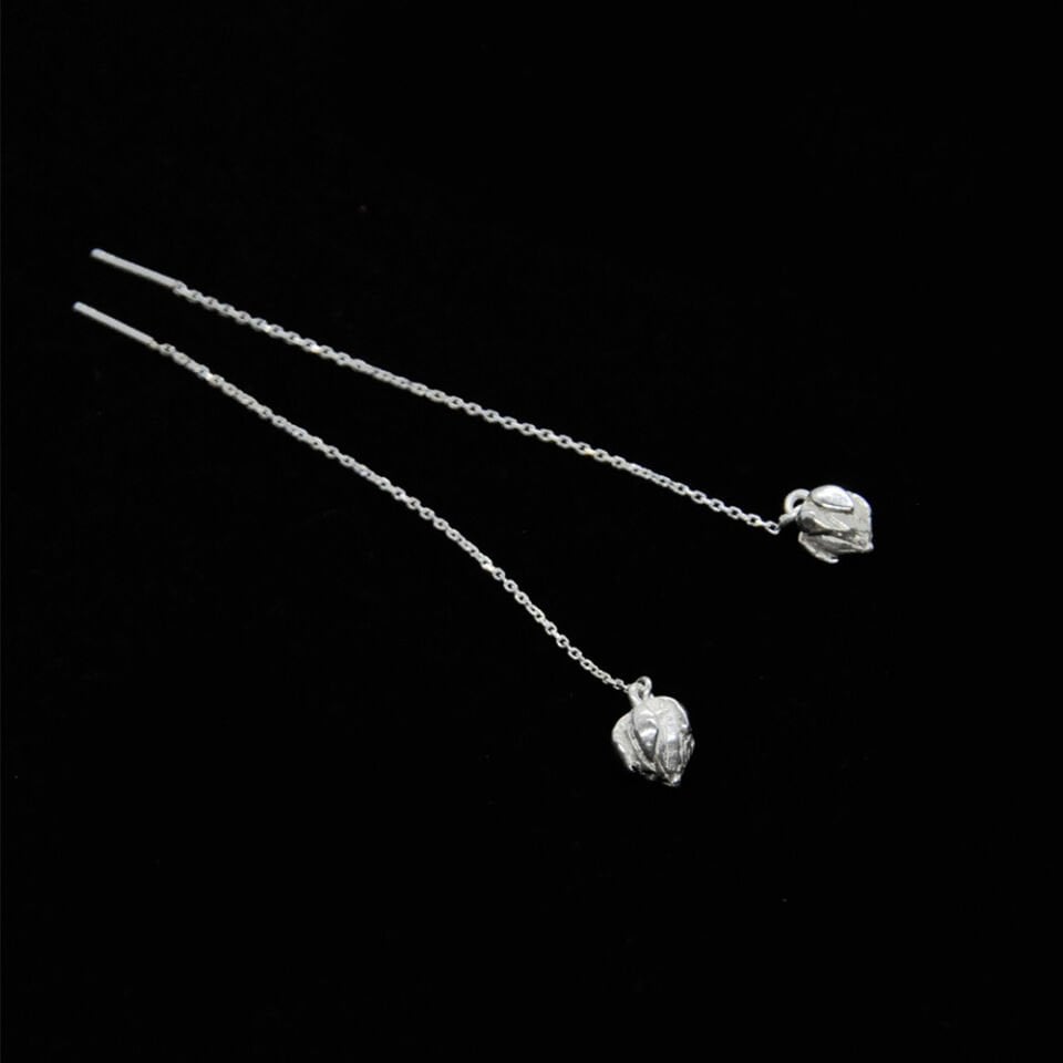 Keten Tohum Kapsül Küpe