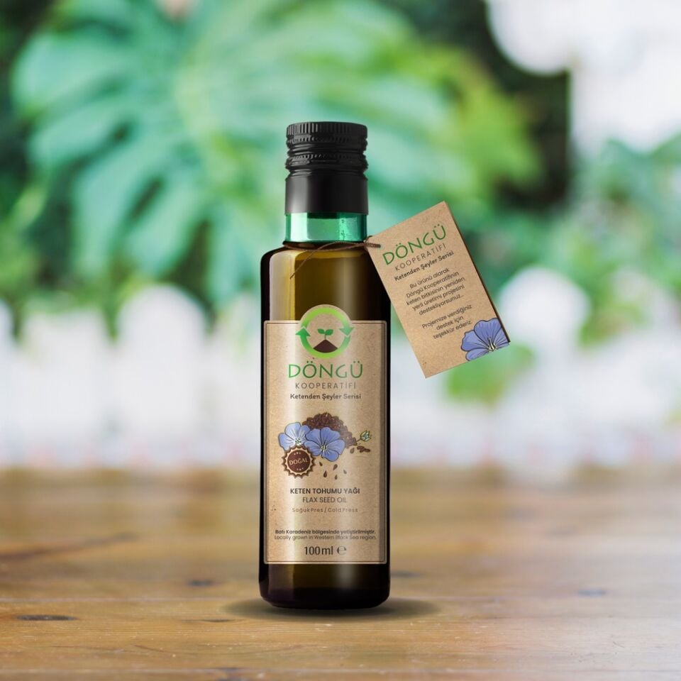 %100 Keten Tohumu Yağı