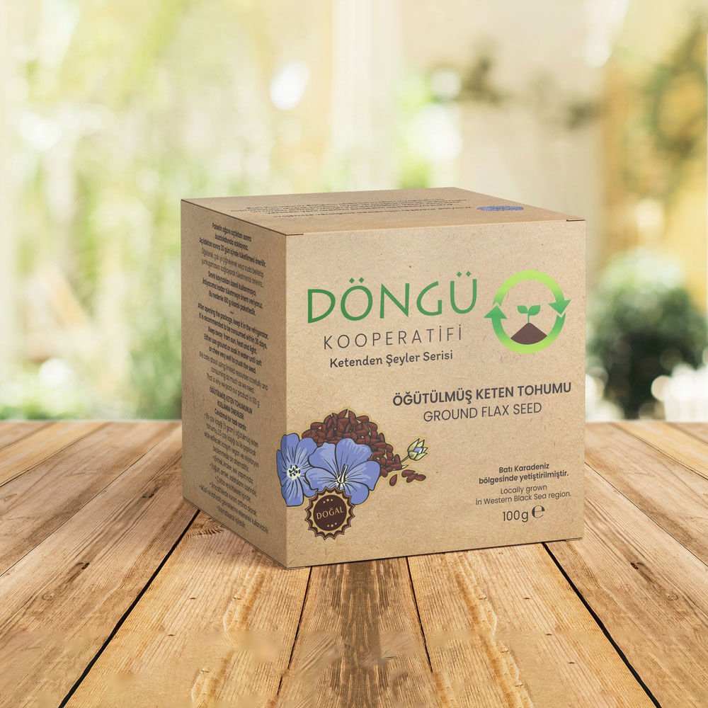 %100 Öğütülmüş Keten Tohumu