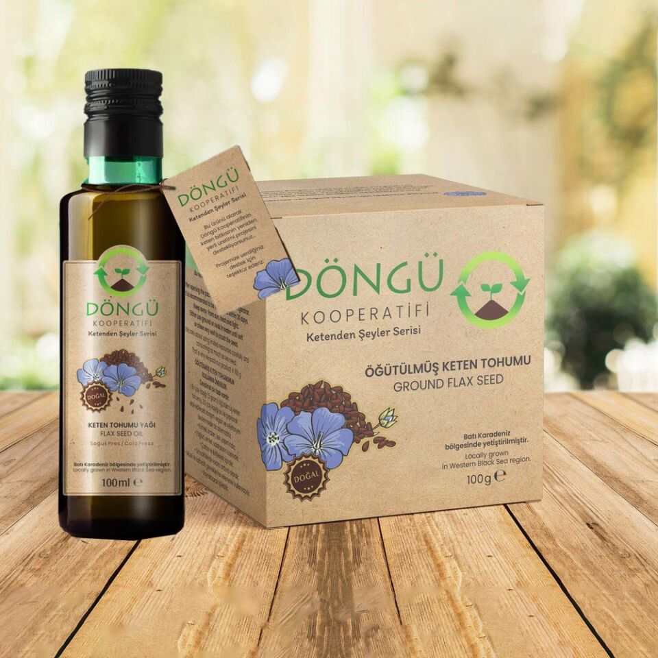 2’li Set / %100 Keten Yağı ve Öğütülmüş Keten Tohumu