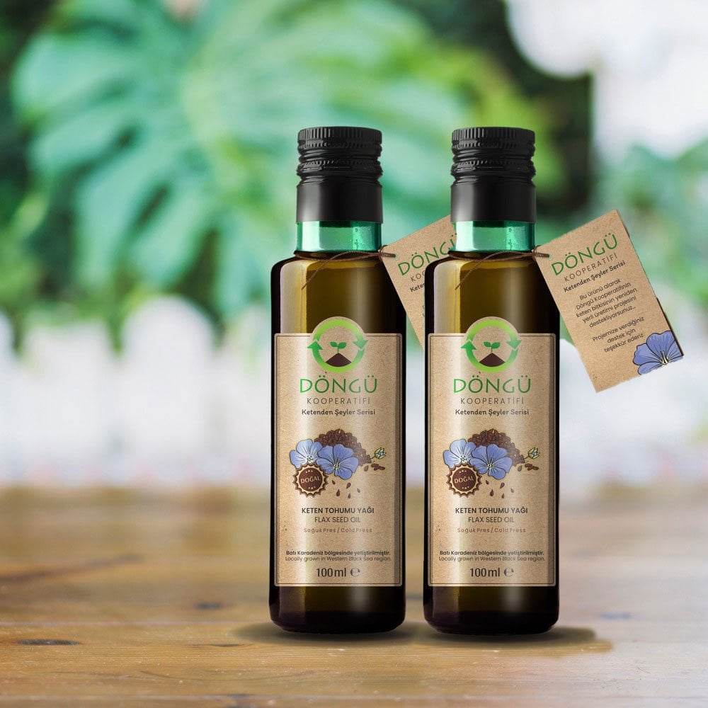 2’li Set / %100 Saf Keten Tohumu Yağı